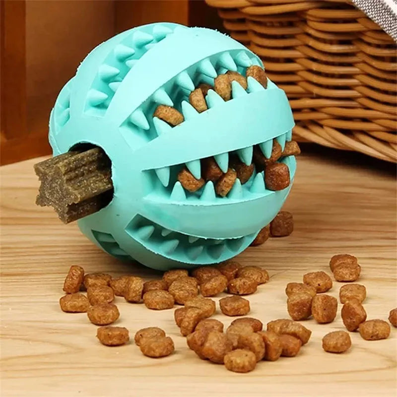 Interactive Treat Dispensing Dog Ball
