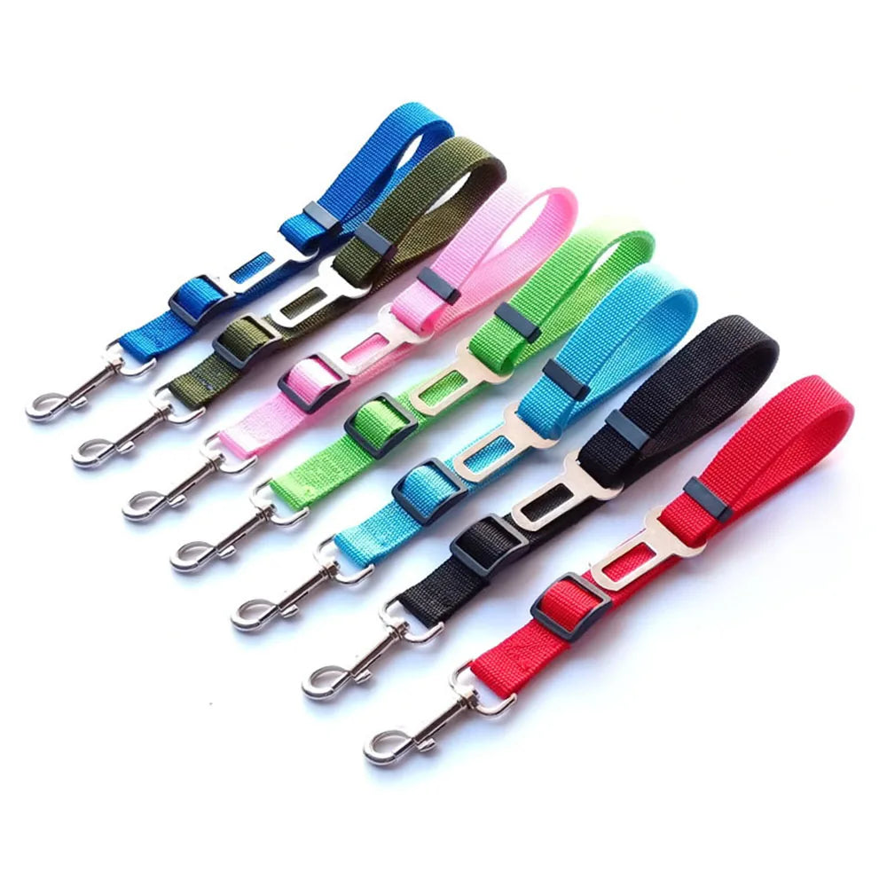 Adjustable Dog Car Seat Belt Lead
