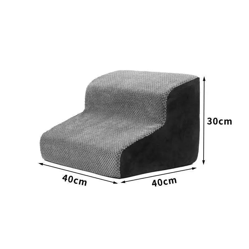 High Density Foam Dog Stairs with Non-Slip Base