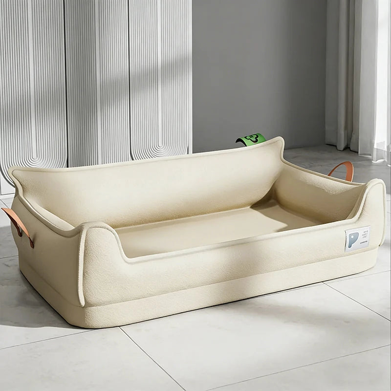 Orthopaedic Leather Dog Bed