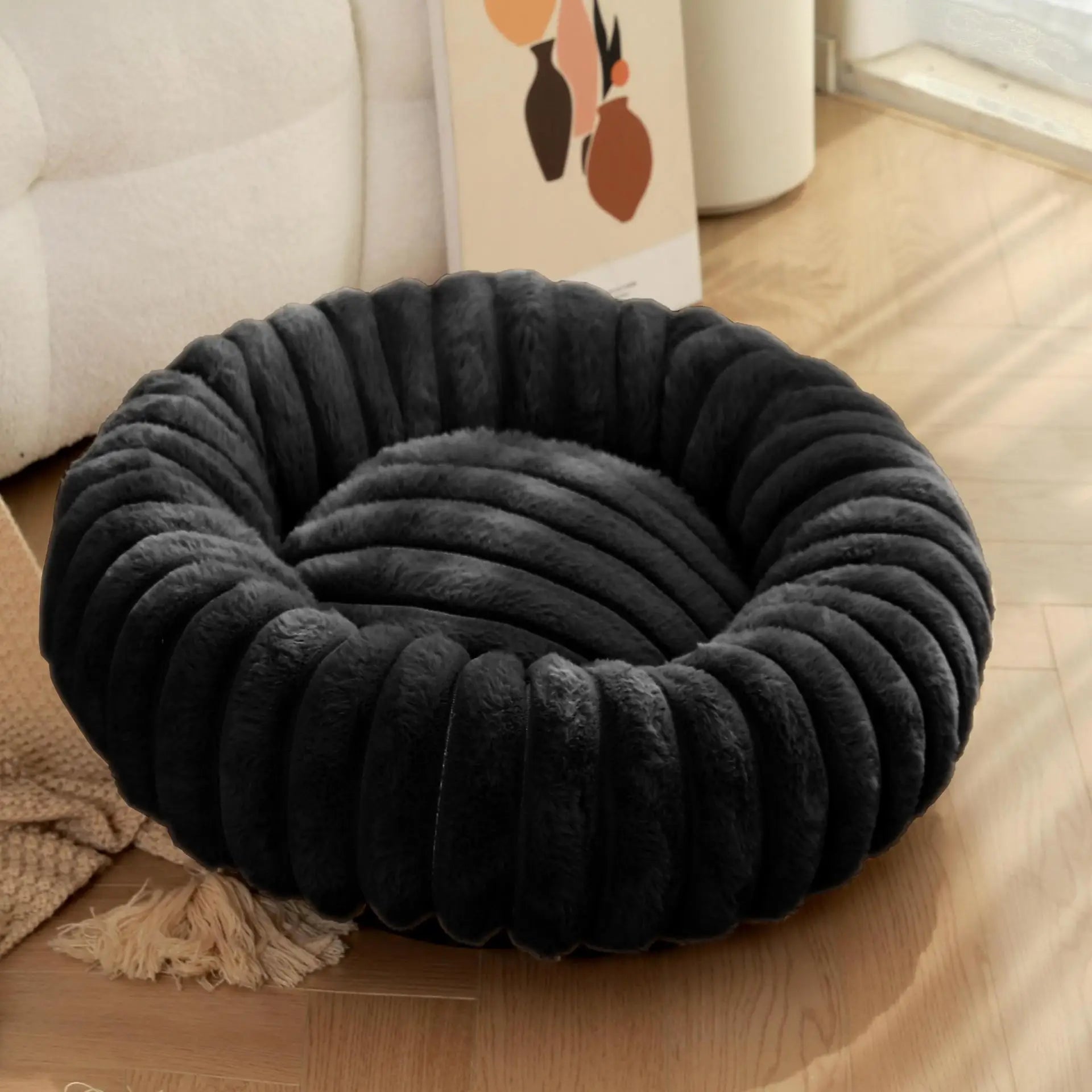 Extra Soft Dog Bed With Rabbit Fur