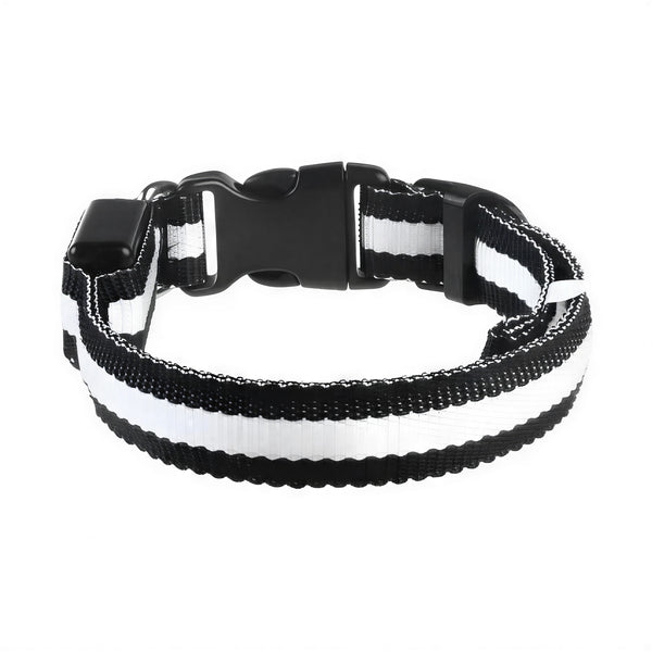 LED Dog Collar with Night Safety Light