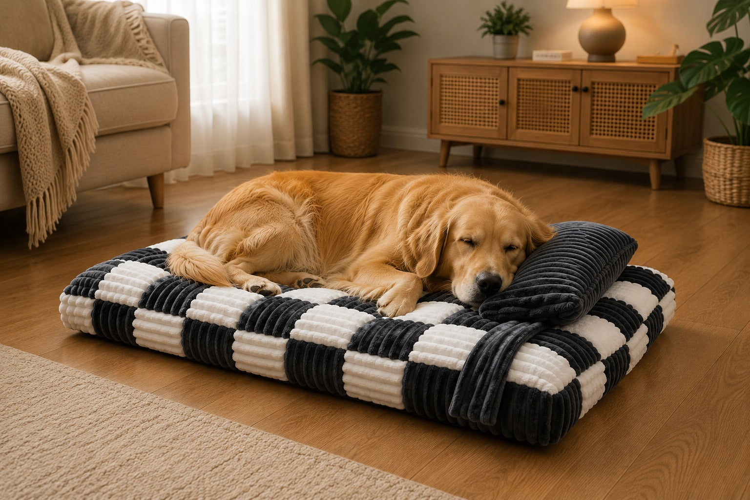 Dog Bed With Pillow