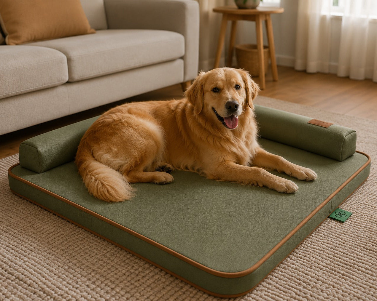 Dog Bed With Side Supports