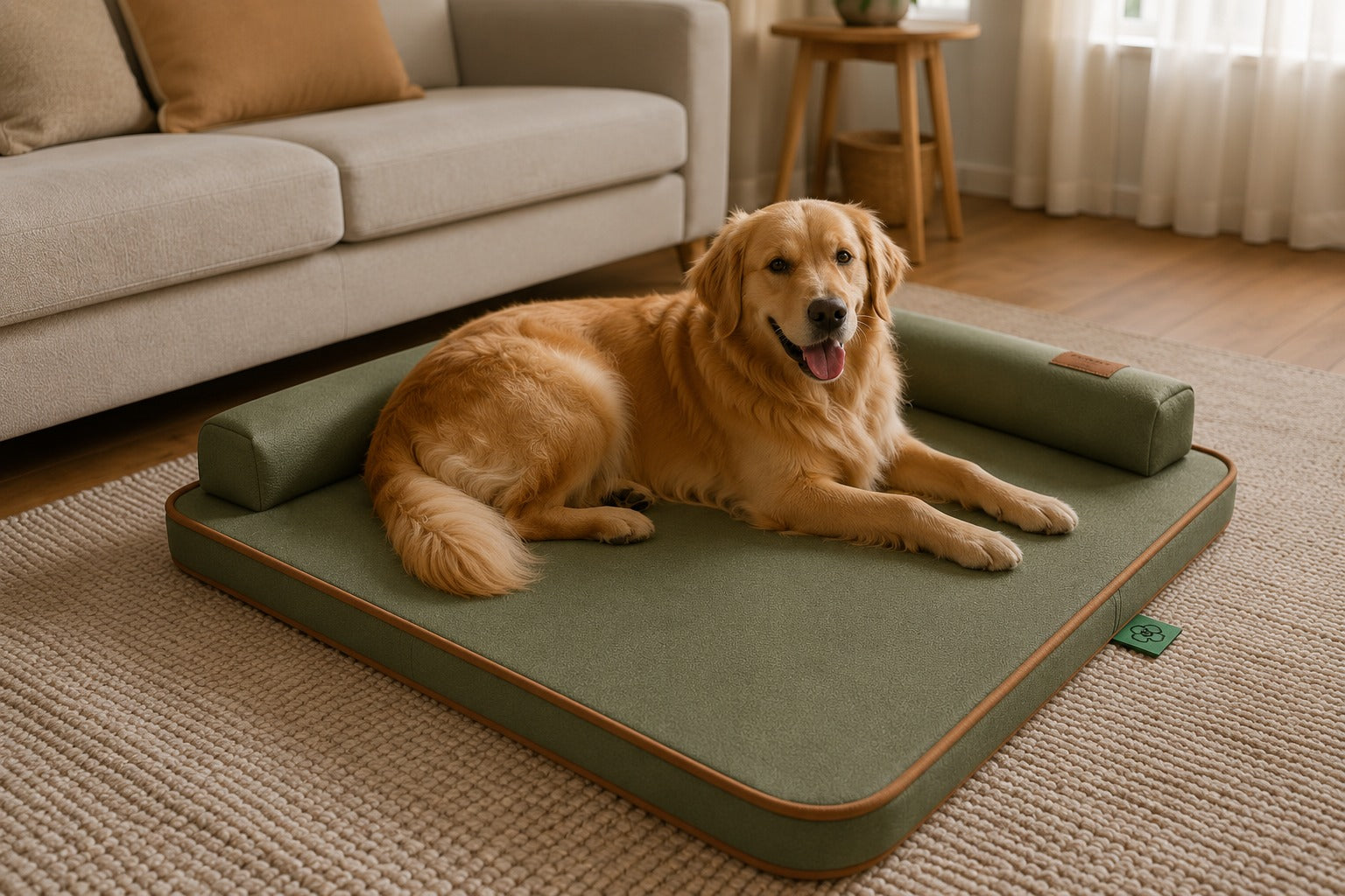 Dog Bed With Side Supports